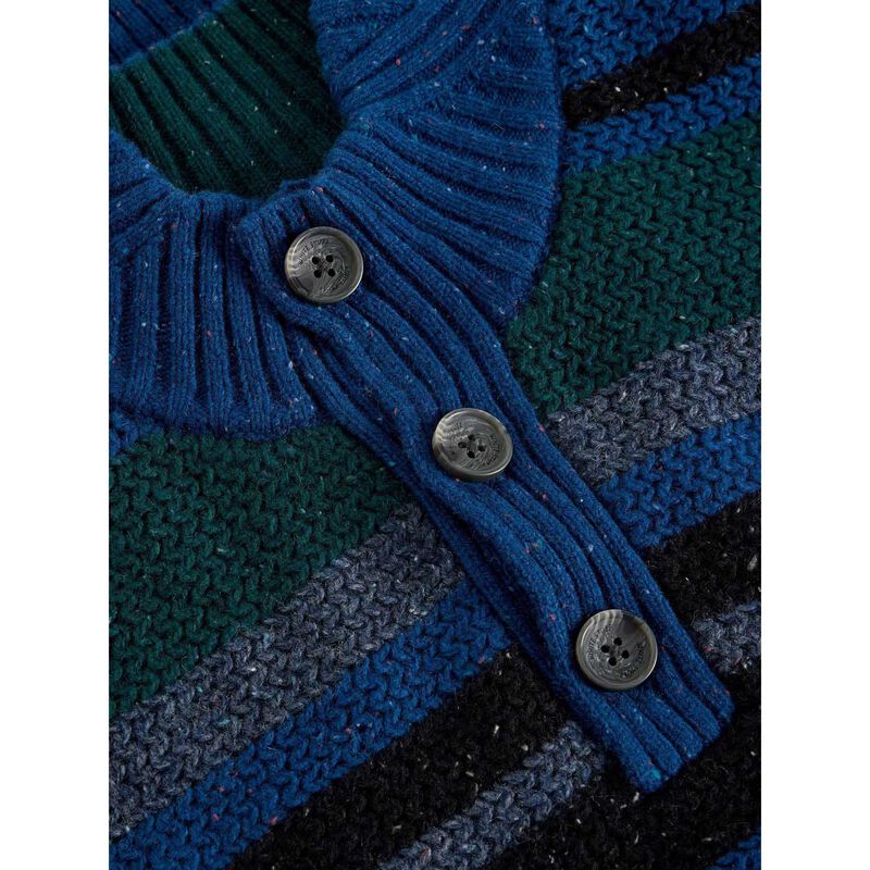 White Stuff Berkley Button Neck Stripe Jersey image number 2